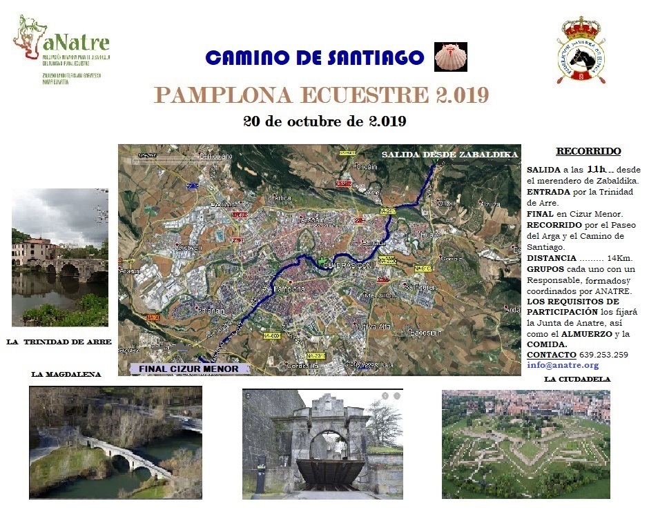 CAMINO DE SANTIAGO: PAMPLONA A CABALLO